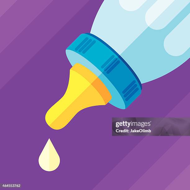 baby bottle flachbildfernseher - babyflasche stock-grafiken, -clipart, -cartoons und -symbole