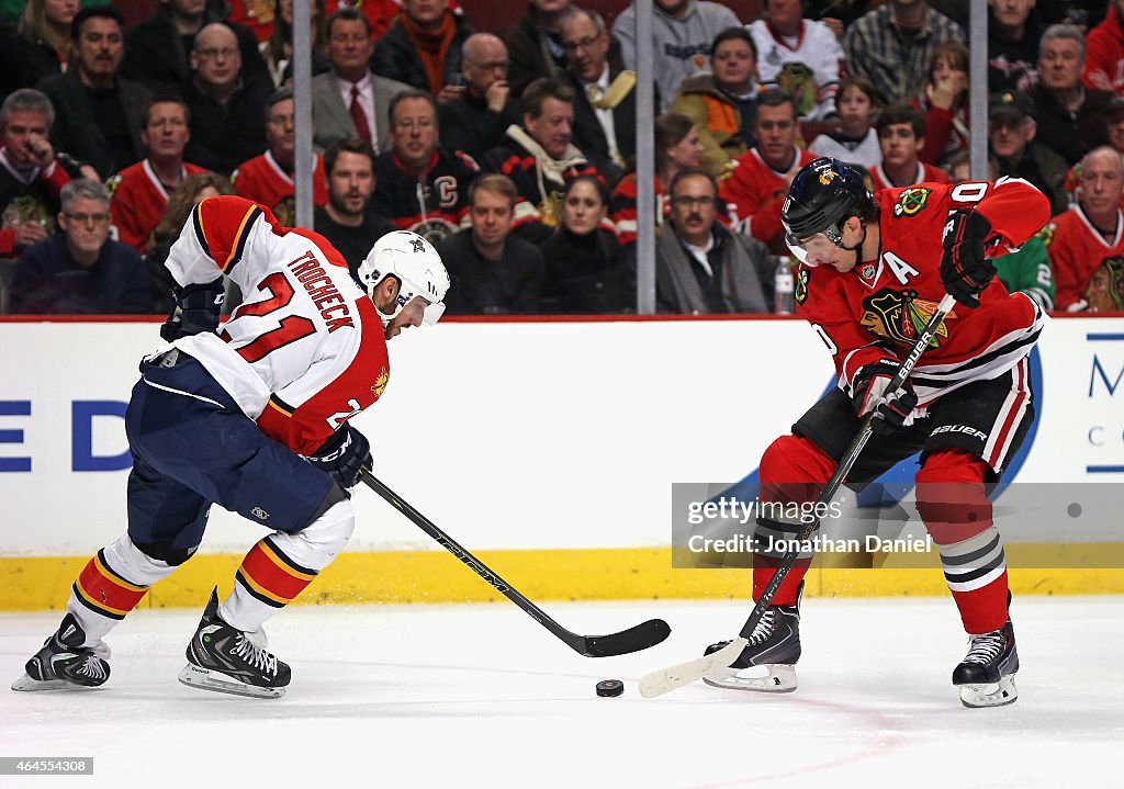 Florida Panthers v Chicago Blackhawks