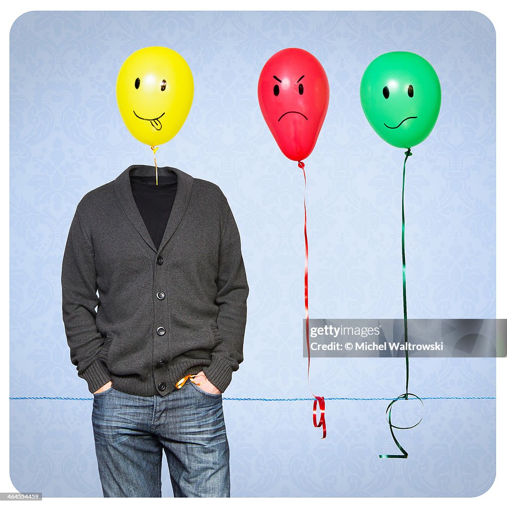 Mr Balloonski and his moods