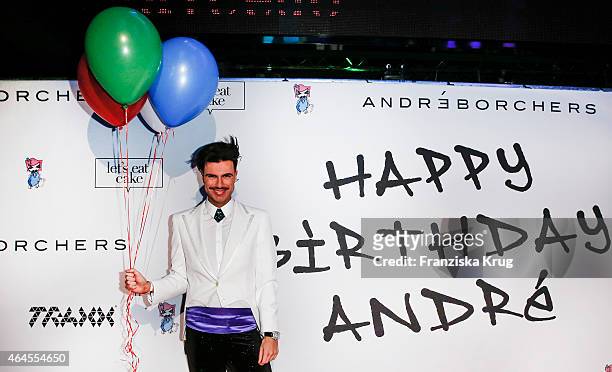 Andre Borchers attends as Andre Borchers Celebrates His Birthday on February 26, 2015 in Hamburg, Germany.