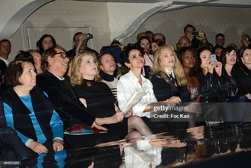 Jean Paul Gaultier : Front Row - Paris Fashion Week - Haute Couture S/S 2014