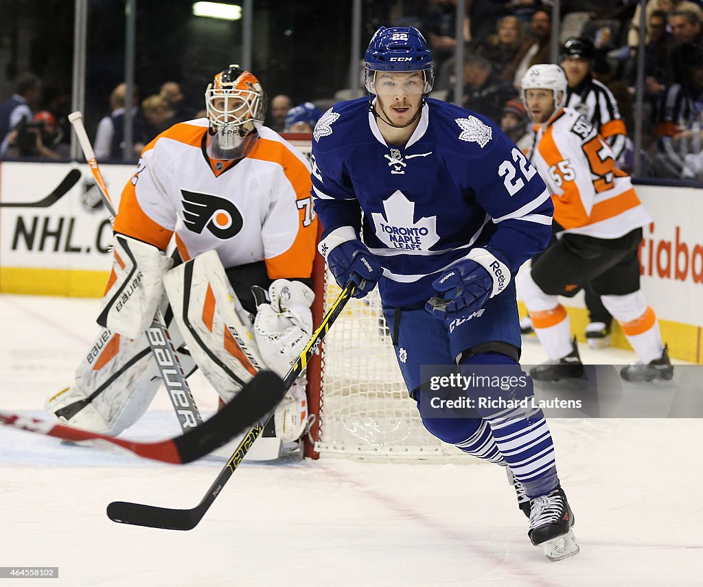 The Toronto Maple Leafs took on the Philadelphia Flyers at the ACC