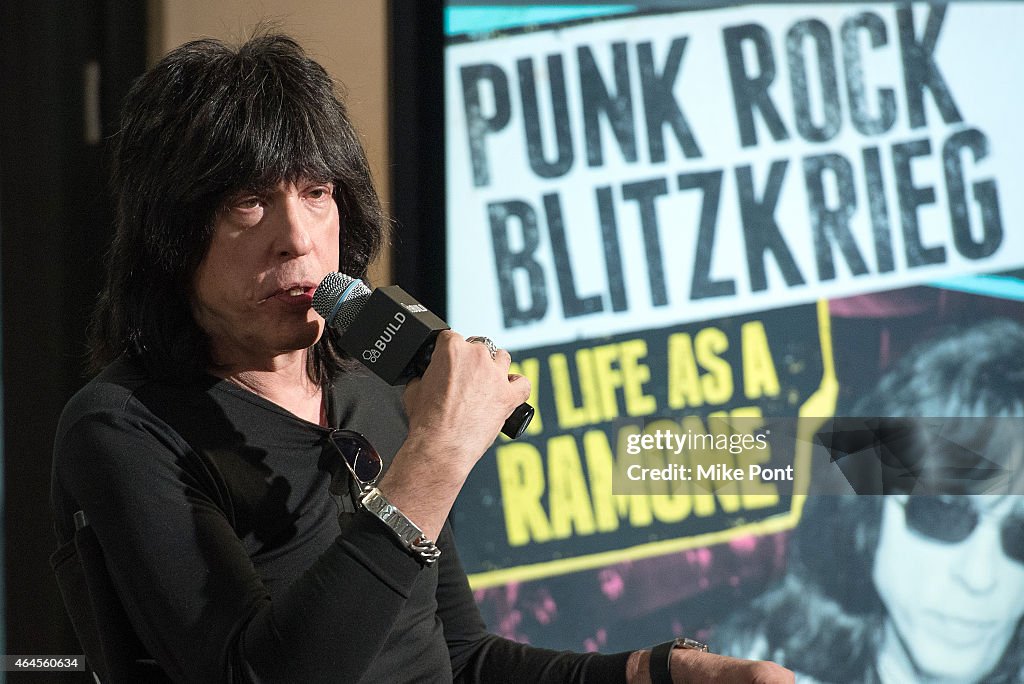 AOL BUILD Speaker Series: Marky Ramone Discusses His New Book "Punk Rock Blitzkrieg"