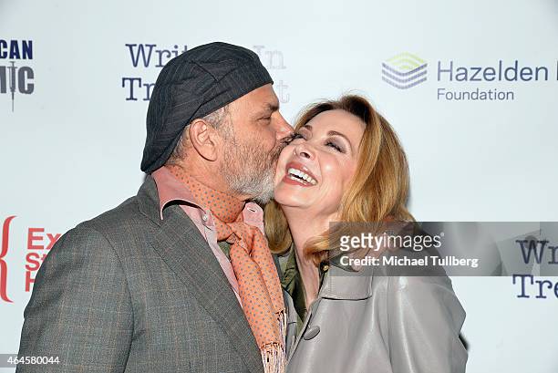 Actors Joe Pantoliano and Sharon Lawrence attend the 6th Annual Experience, Strength And Hope Awards at Skirball Cultural Center on February 26, 2015...
