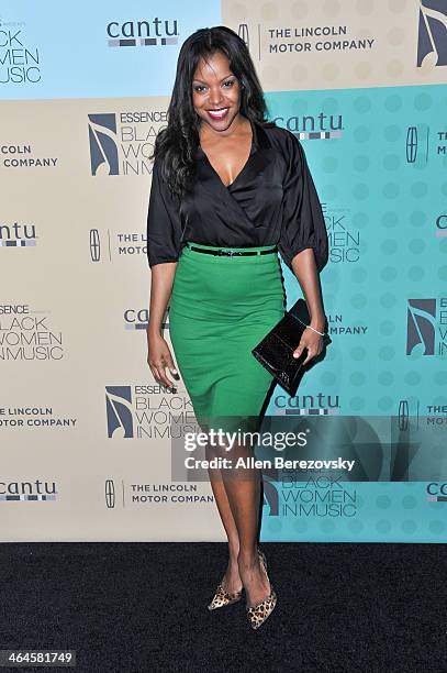 Actress Nadine Ellis attends Essence Magazine's 5th Annual Black Women In Music Event at 1 OAK on January 22, 2014 in West Hollywood, California.