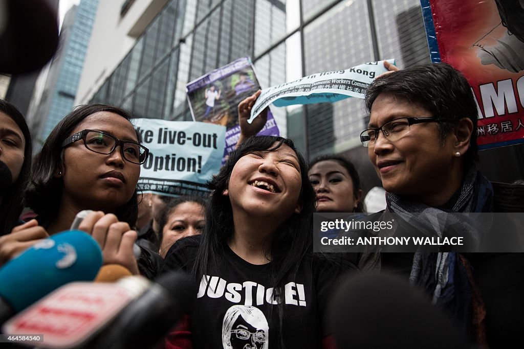 HONG KONG-INDONESIA-LABOUR-JUSTICE-TRIAL