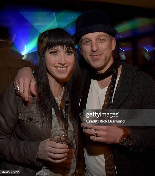 Recording Artists, Shawna Thompson and Keifer Thompson attend Big & Rich CRS House Party at Mount Richmore on February 26, 2015 in Nashville,...