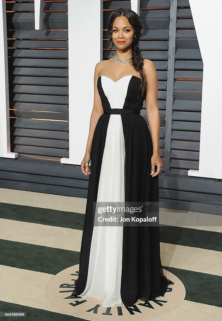 2015 Vanity Fair Oscar Party Hosted By Graydon Carter - Arrivals