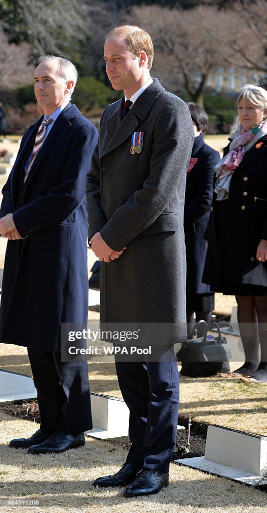 The Duke Of Cambridge Visits Japan - Day 2