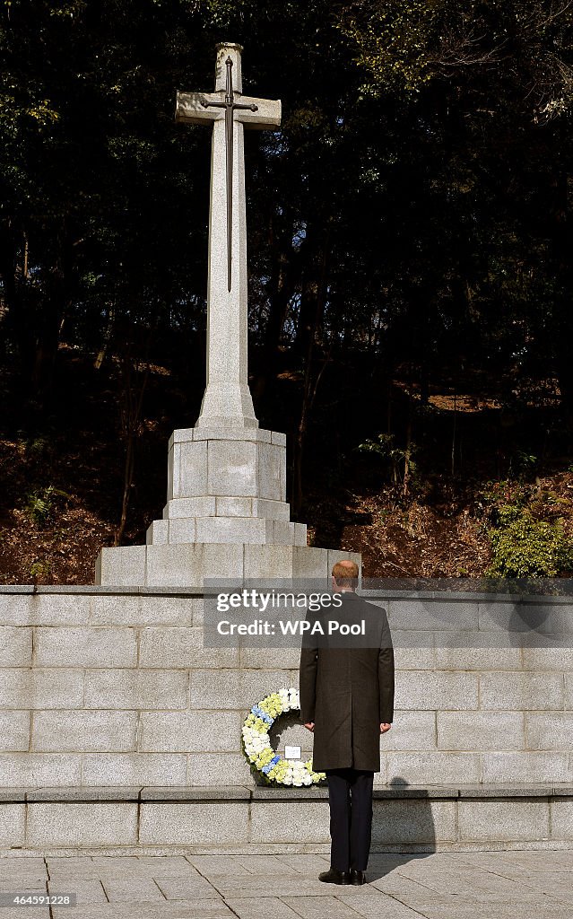 The Duke Of Cambridge Visits Japan - Day 2