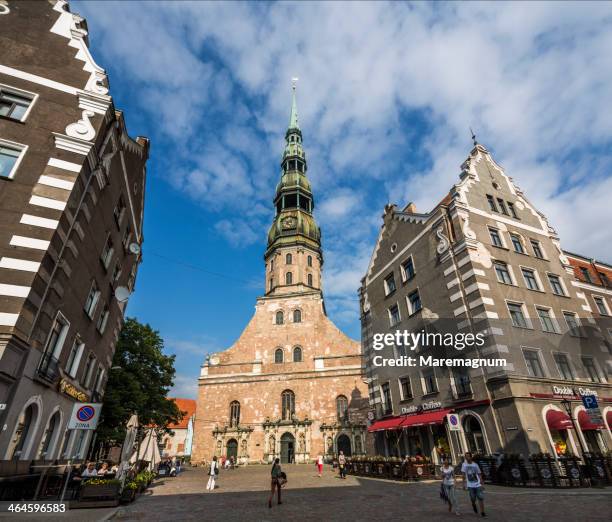 Pierre Riga 266 église Saint Pierre Riga Stock Photos, High-Res Pictures, and ...