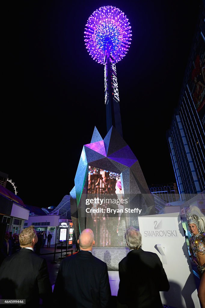 Swarovski Midnight Celebration Debuts On Las Vegas Strip