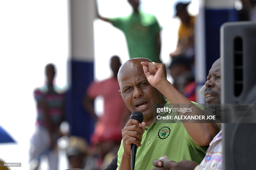 SAFRICA-ECONOMY-MINING-LABOUR-STRIKE