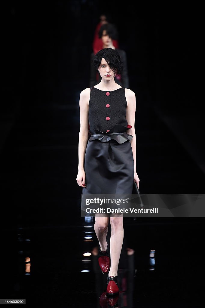 Emporio Armani - Runway - MFW FW2015