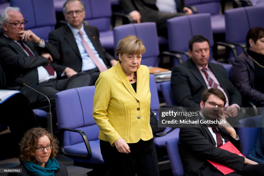 German Bundestag Debates Greek Bail-Out Programme