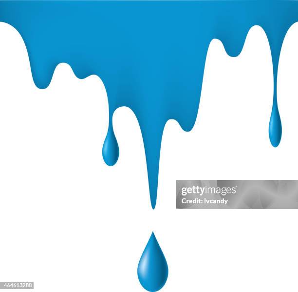 blue pigment - syrup drip stock illustrations