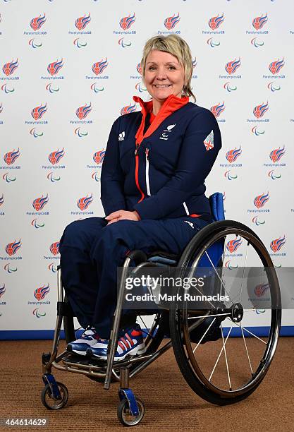 Curler Angie Malone selected to represent ParalympicsGB for Sochi 2014 Paralympic Games at the Radisson Blue hotel on January 23, 2014 in Glasgow,...