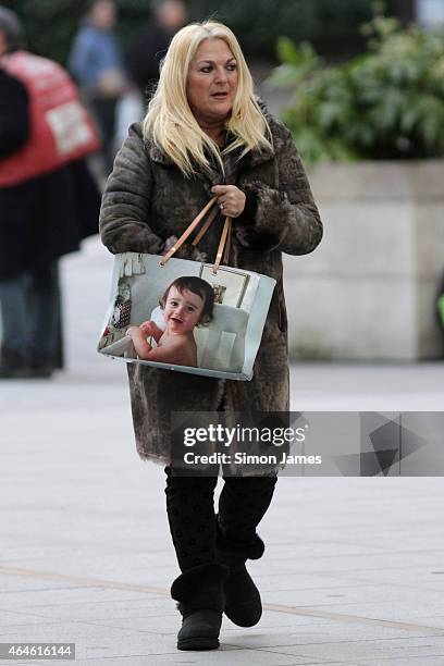 Vanessa Feltz sighting on February 27, 2015 in London, England.