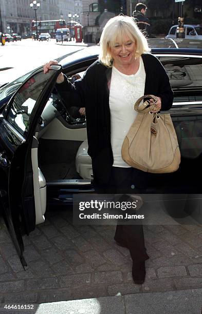 Judy Finnigan sighting on February 27, 2015 in London, England.