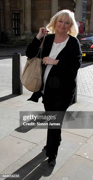 Judy Finnigan sighting on February 27, 2015 in London, England.