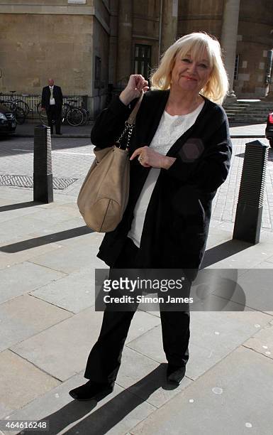 Judy Finnigan sighting on February 27, 2015 in London, England.