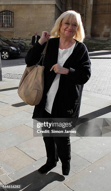 Judy Finnigan sighting on February 27, 2015 in London, England.