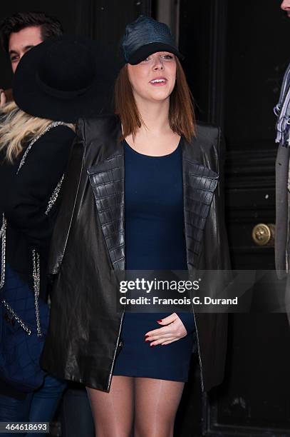 Pauline Ducruet attends the Didit show as part of Paris Fashion Week Haute Couture Spring/Summer 2014> on January 23, 2014 in Paris, France.