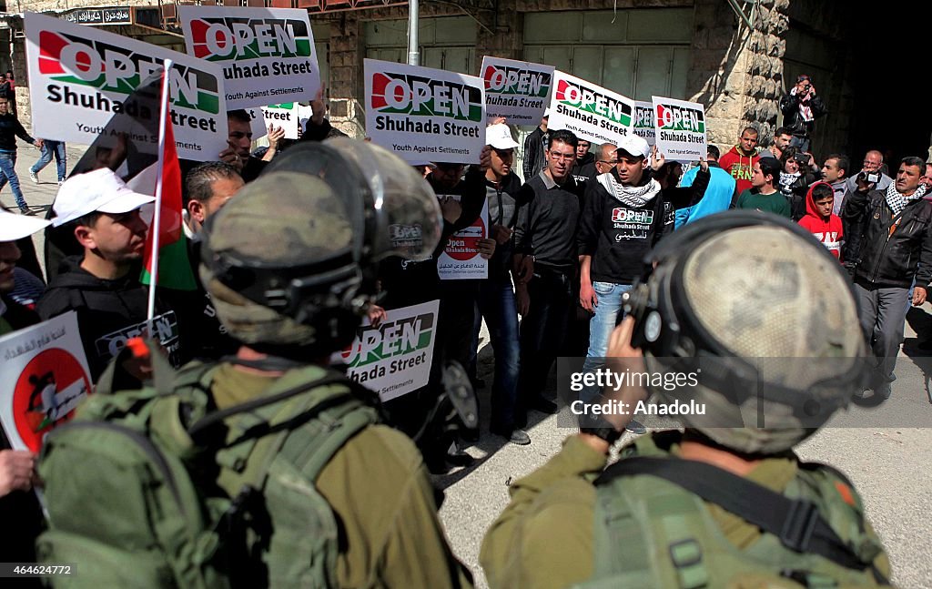 Clashes in Hebron, West Bank