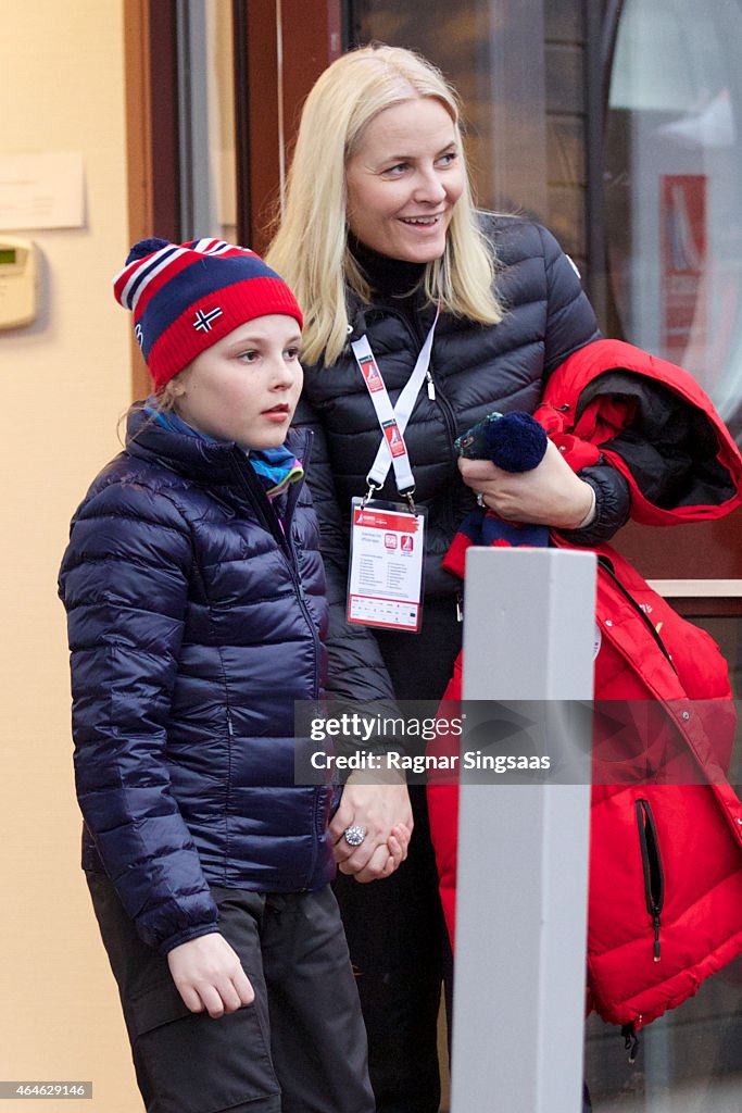 Swedish Royals Attend World Ski Championships in Falun - Day 1