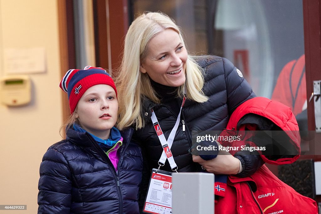 Swedish Royals Attend World Ski Championships in Falun - Day 1