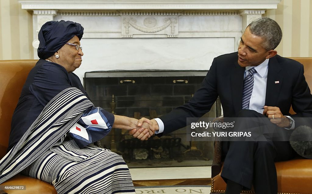 US-LIBERIA-POLITICS-OBAMA-SIRLEAF