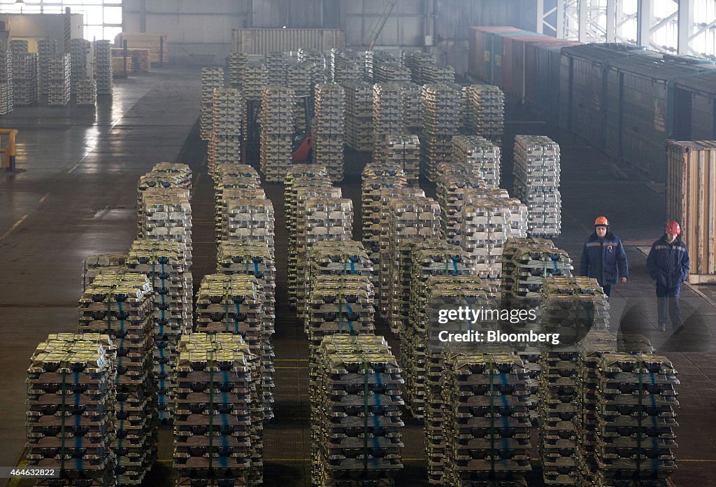 Aluminium Production In Russia By United Co. Rusal Plc