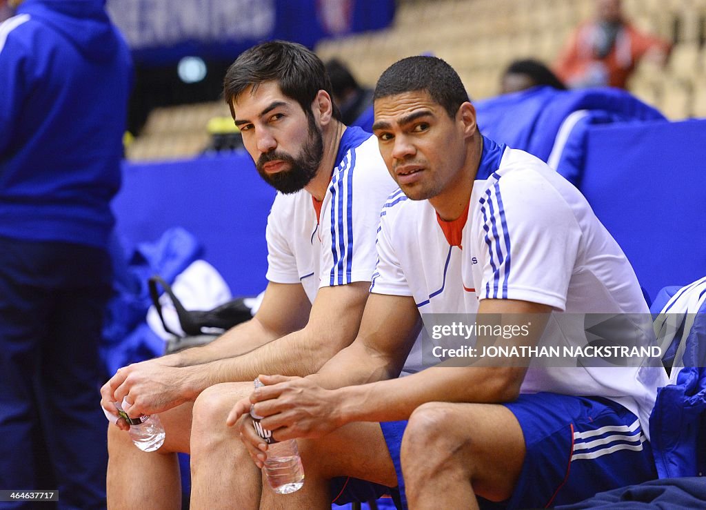 HANDBALL-EURO-2014-MEN-FRA-TRAINING