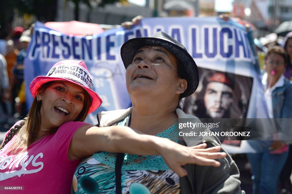 GUATEMALA-EDUCATION-TEACHERS-PROTEST