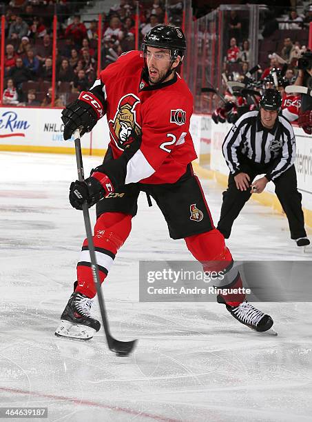 Jared Cowen of the Ottawa Senators skates against the Phoenix Coyotes at Canadian Tire Centre on December 21, 2013 in Ottawa, Ontario, Canada.