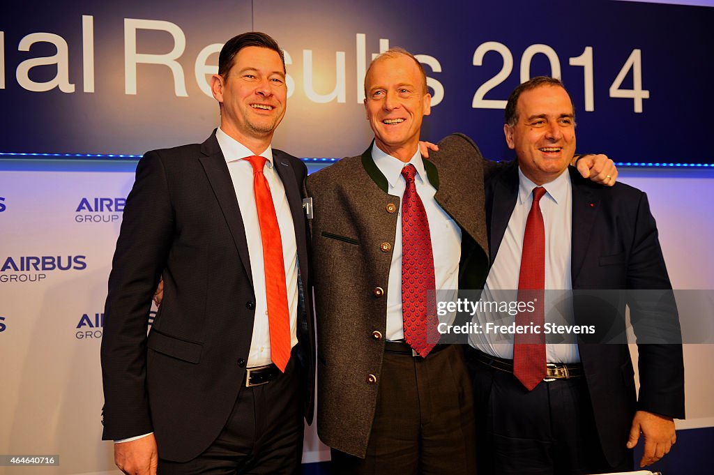 Airbus Group :  Annual Press Conference At Vier Jahreszeiten Kempinski Hotel In Munich