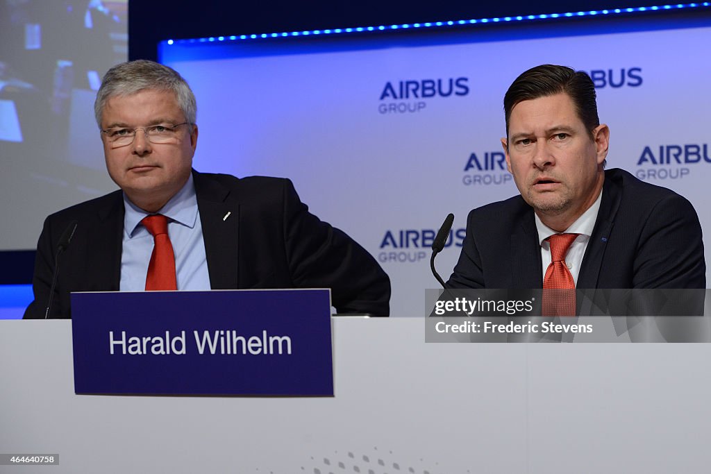 Airbus Group :  Annual Press Conference At Vier Jahreszeiten Kempinski Hotel In Munich