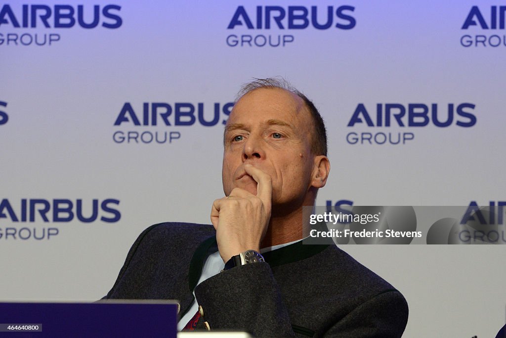 Airbus Group :  Annual Press Conference At Vier Jahreszeiten Kempinski Hotel In Munich