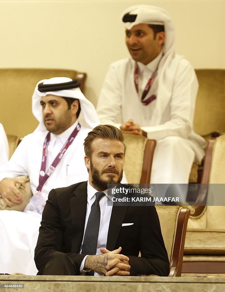 TENNIS-QAT-WTA-BECKHAM