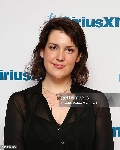 Melanie Lynskey vists at SiriusXM Studios on February 27, 2015 in New York City.