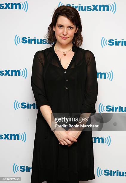 Melanie Lynskey vists at SiriusXM Studios on February 27, 2015 in New York City.