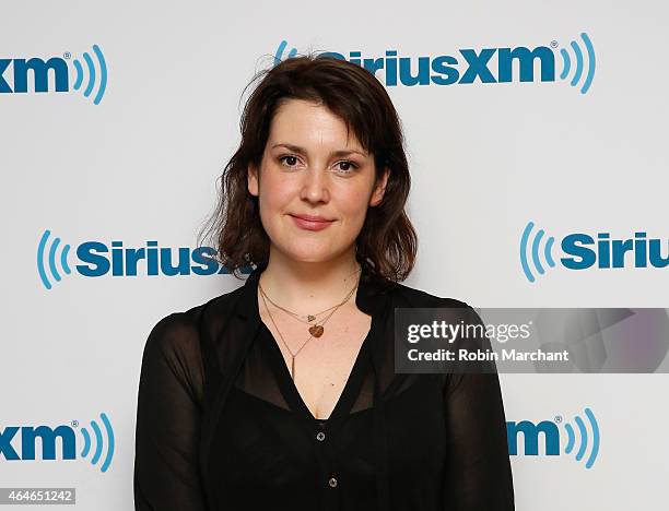 Melanie Lynskey vists at SiriusXM Studios on February 27, 2015 in New York City.