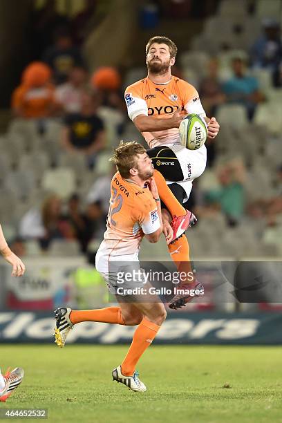 Willie le Roux of the Cheetahs during the Super Rugby match between Toyota Cheetahs and Blues at Free State Stadium on February 27, 2015 in...