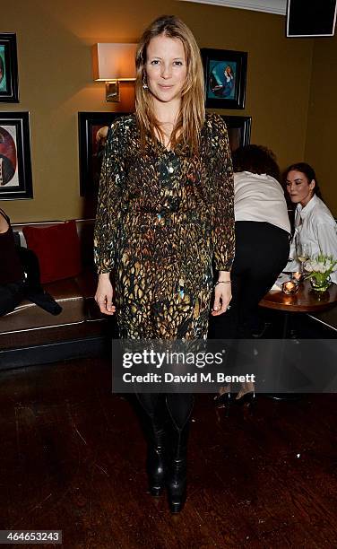 Tilly Wood attends the Madderson London Spring/Summer womenswear collection launch at Beaufort House on January 23, 2014 in London, England.