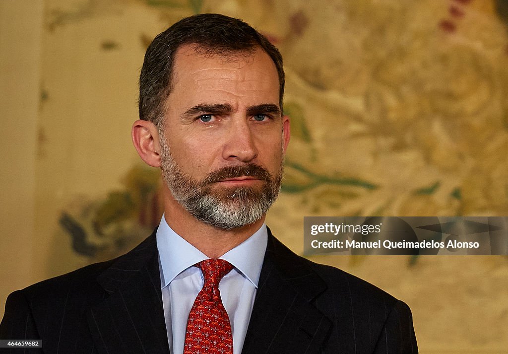 King Felipe VI of Spain Visits Valencia
