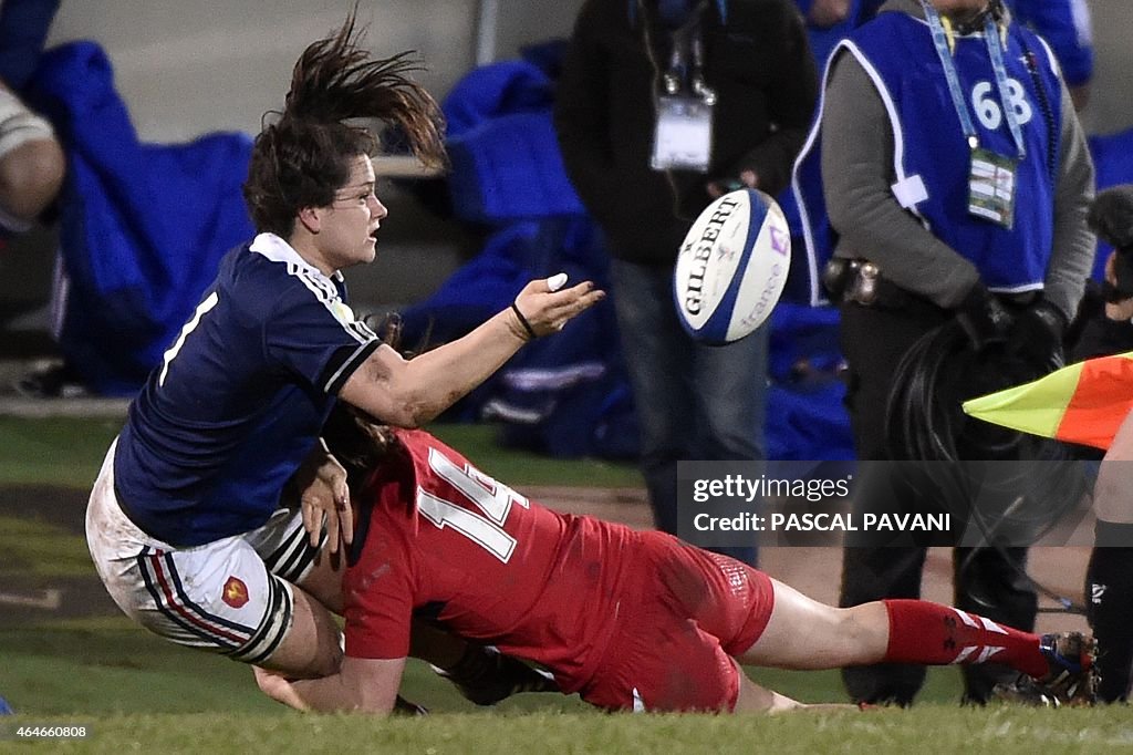 RUGBYU- 6NATIONS-WOMEN-FRA-WAL