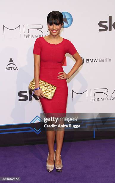 Mia Gray attends the Mira Award 2014 at Station on January 23, 2014 in Berlin, Germany.