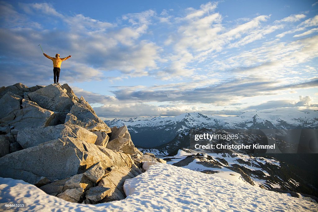 Climbing Cypress Peak