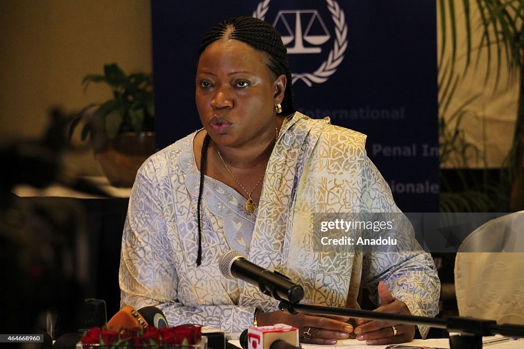 ICC prosecutor Fatou Bensouda in Uganda