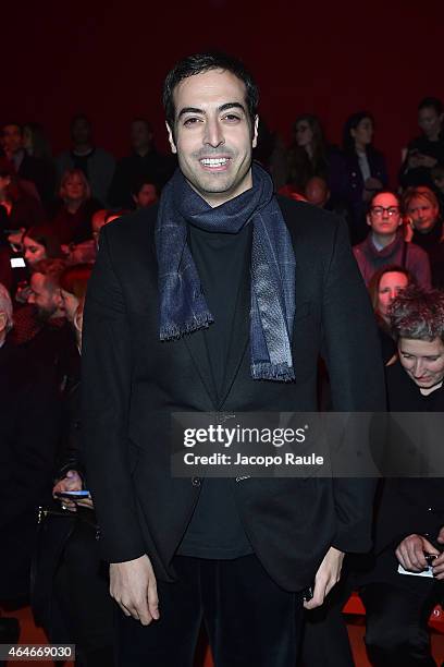 Mohammed Al Turki attends the Versace show during the Milan Fashion Week Autumn/Winter 2015 on February 27, 2015 in Milan, Italy.